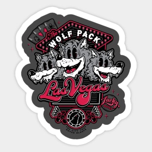 Wolf Pack Las Vegas Sticker